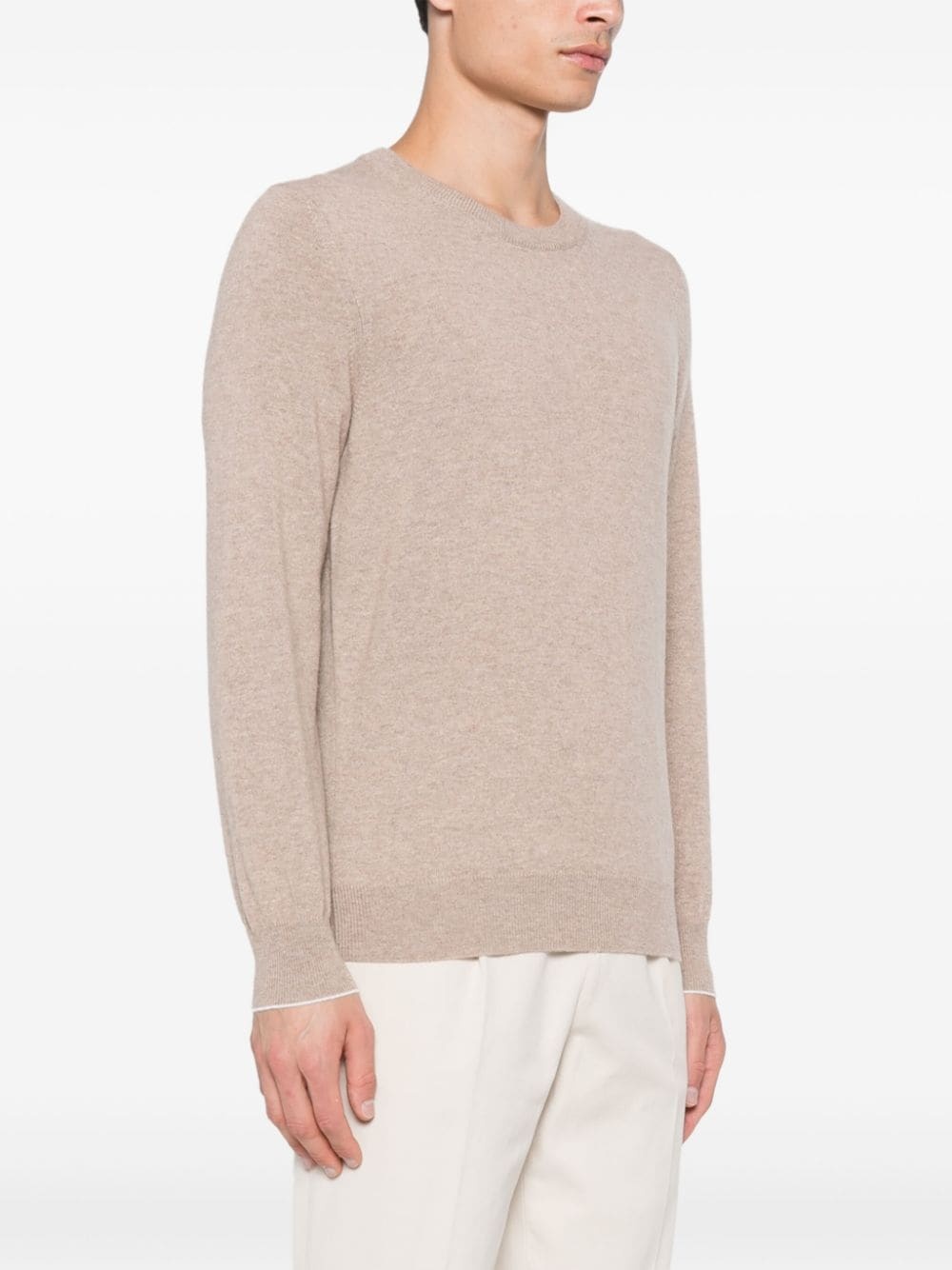 Cashmere crewneck sweater - 4