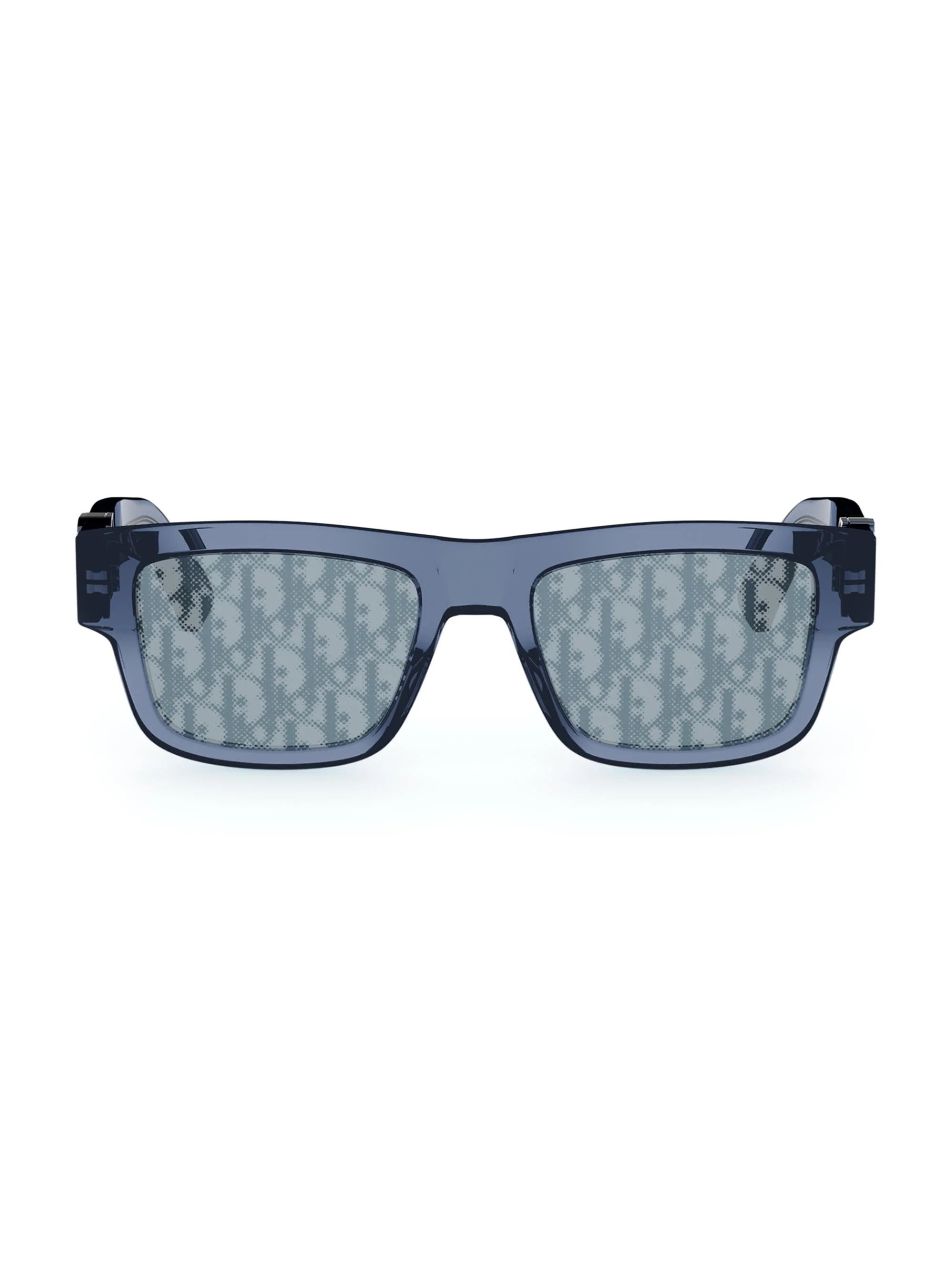 Men's Dior Oblique S3I 52MM Rectangular Sunglasses - Blueandblumirror - 1