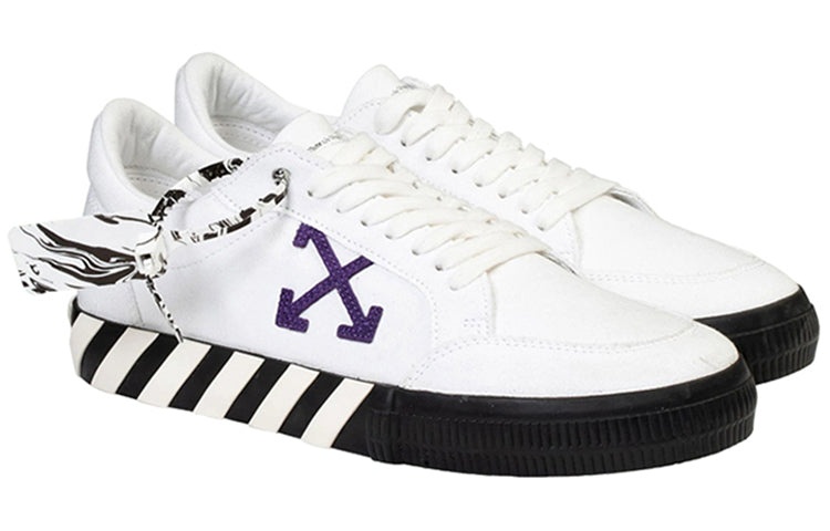 Off-White Vulc Sneaker Low 'White Purple' OMIA085R21FAB0010137 - 3