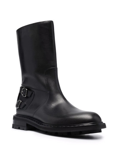 JIMMY CHOO Roscoe leather biker boots outlook