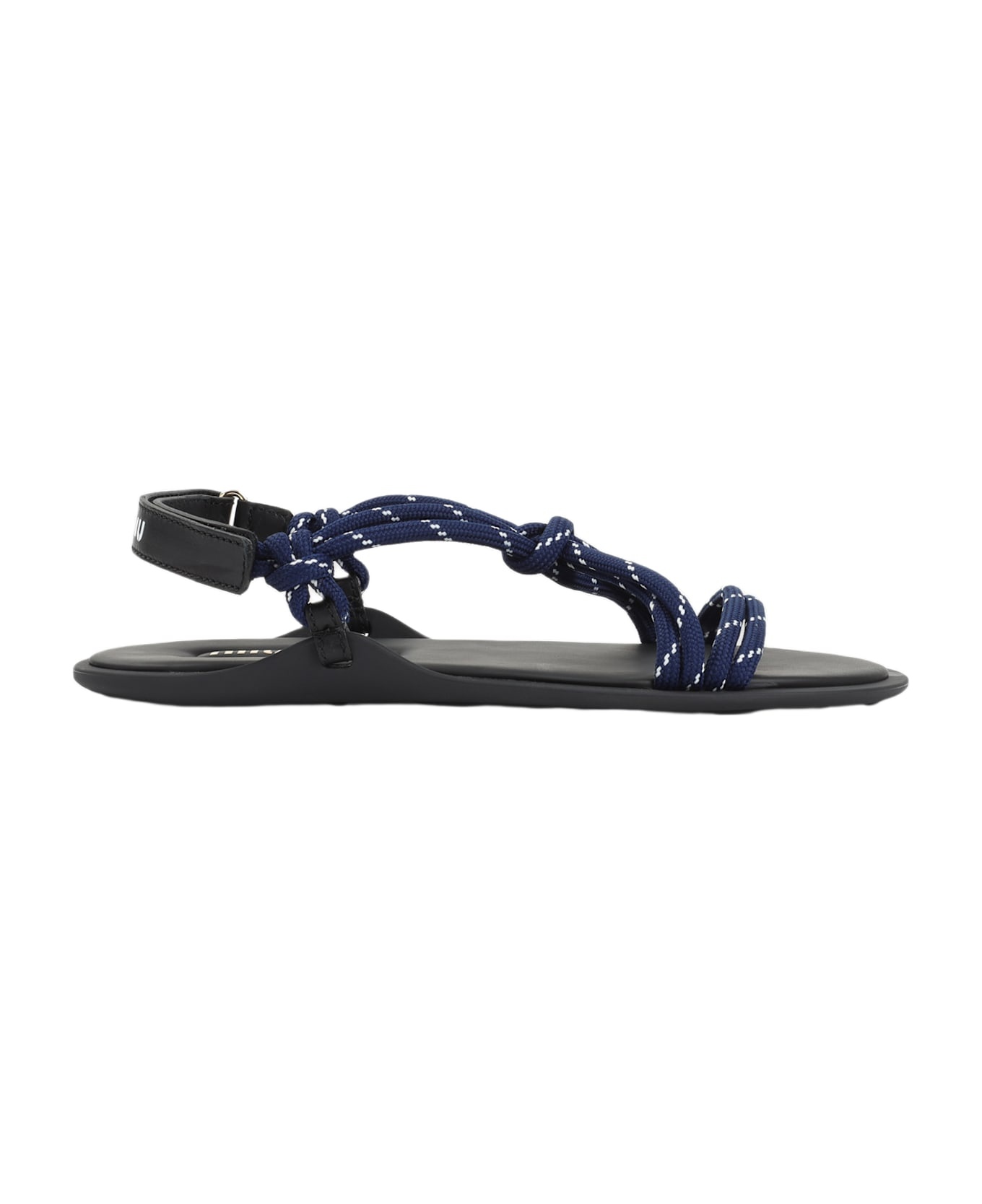 Blue Fabric Sandals - 1