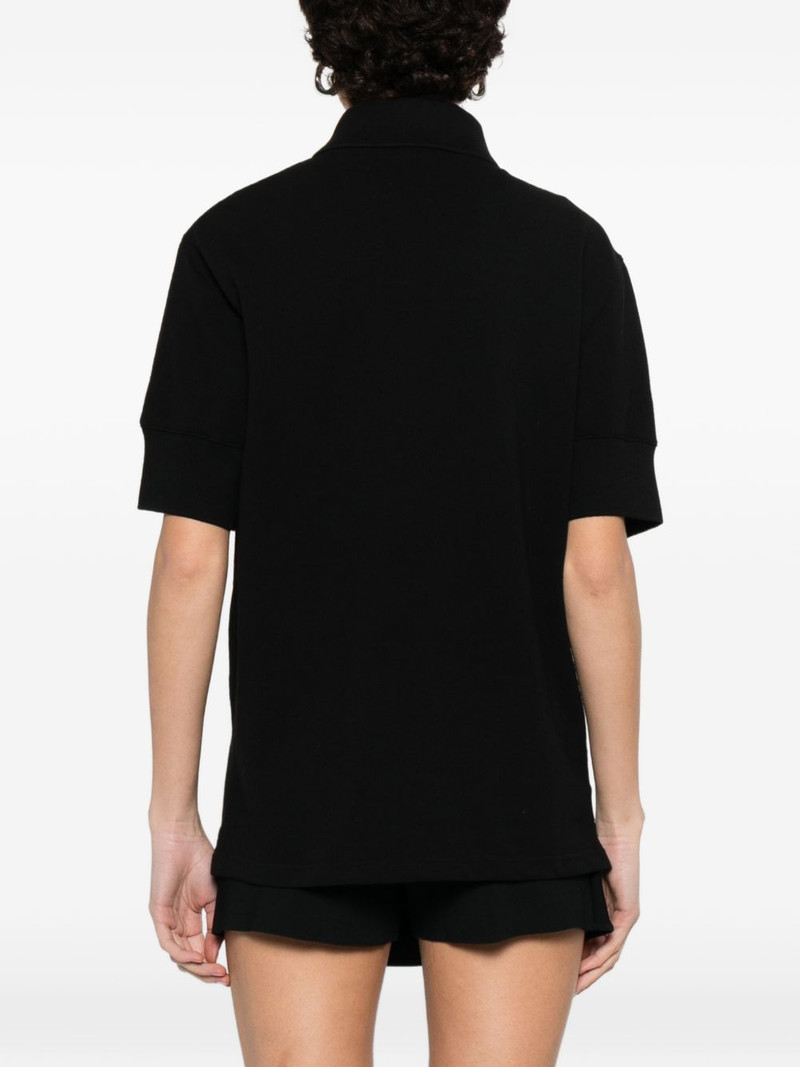 logo-patch polo T-shirt 4