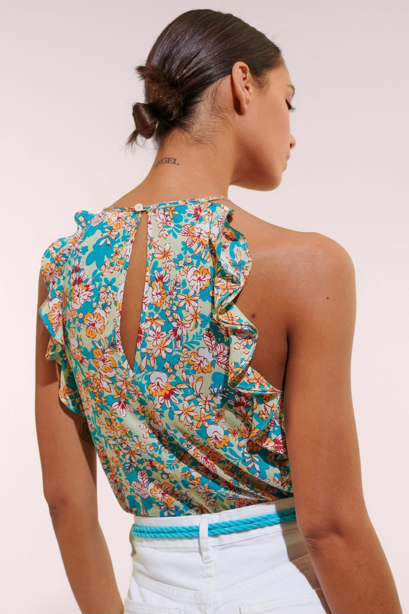 Poupette St Barth Top Alida - Green Sweet Bell outlook