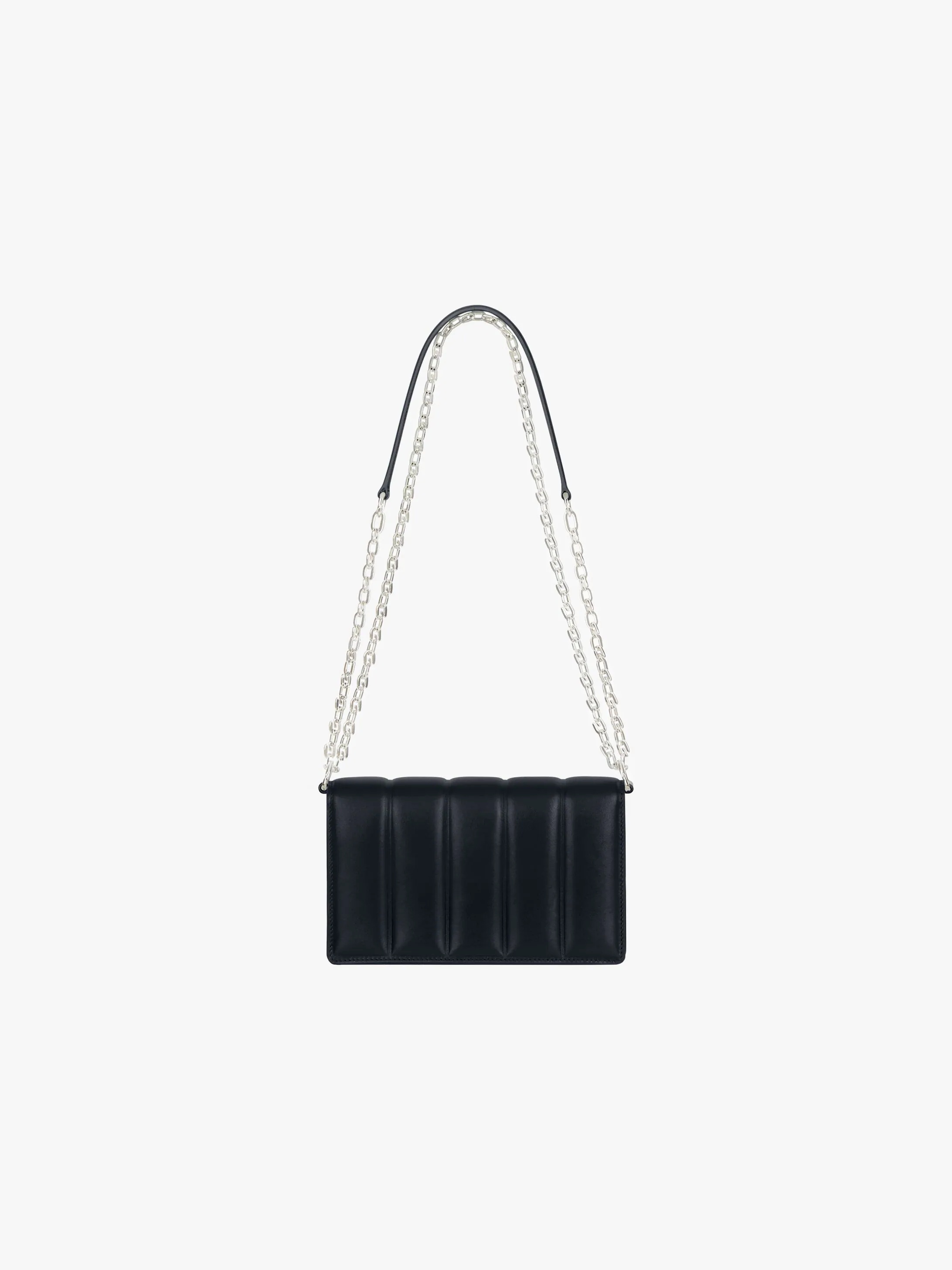 SMALL 4G BAG IN PADDED LEATHER WITH CHAIN - 3
