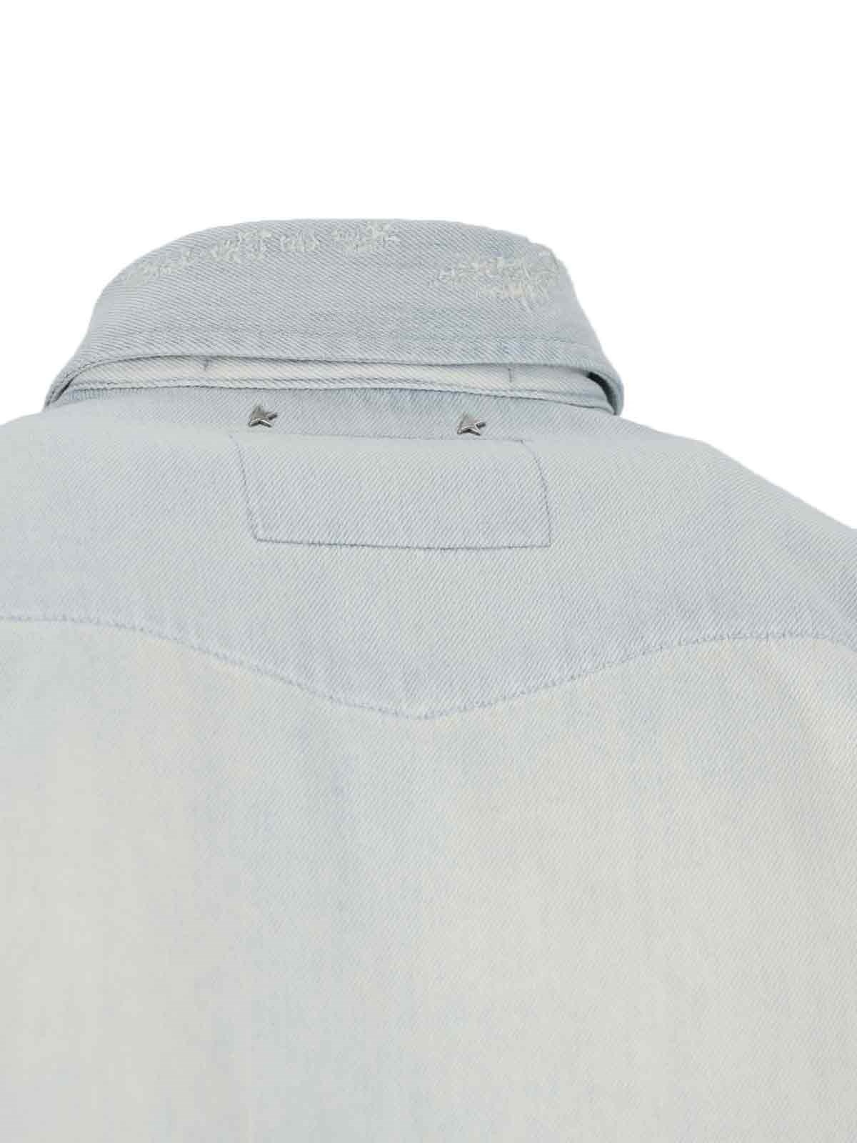 DENIM SHIRT WITH STUDS - 3