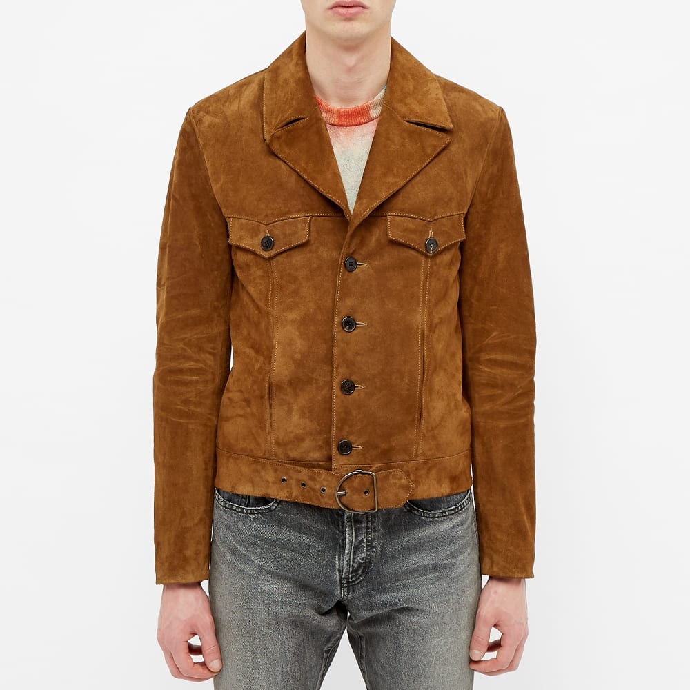 Saint Laurent Suede Jacket - 4