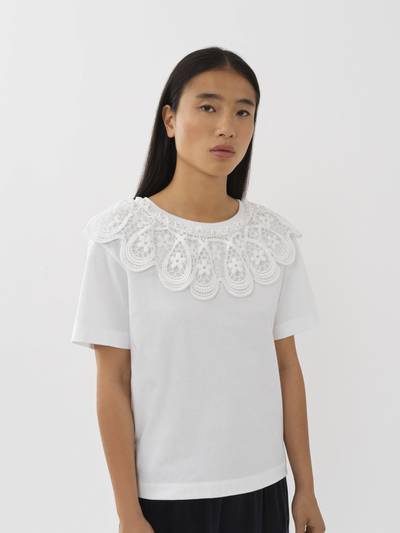 See by Chloé LACE COLLAR T-SHIRT outlook