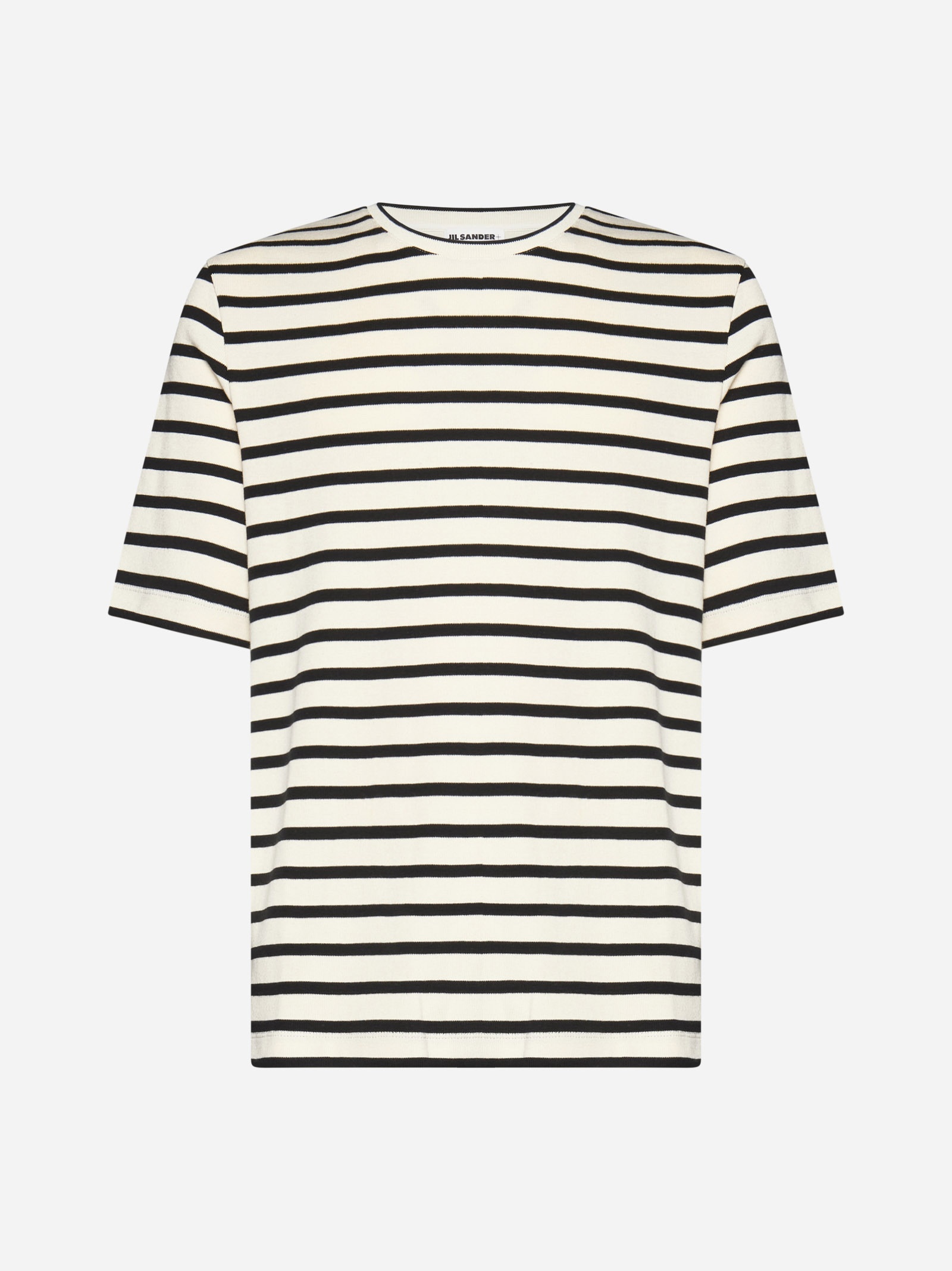 Striped cotton t-shirt - 1
