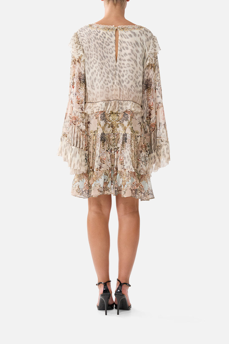 CAMILLA TIERED SWING MINI DRESS outlook