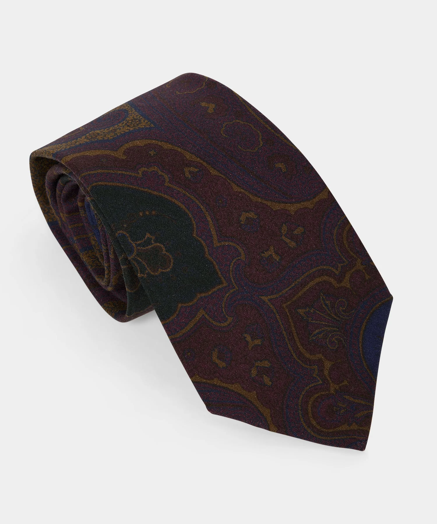 Italian Silk Paisley Tie - 1