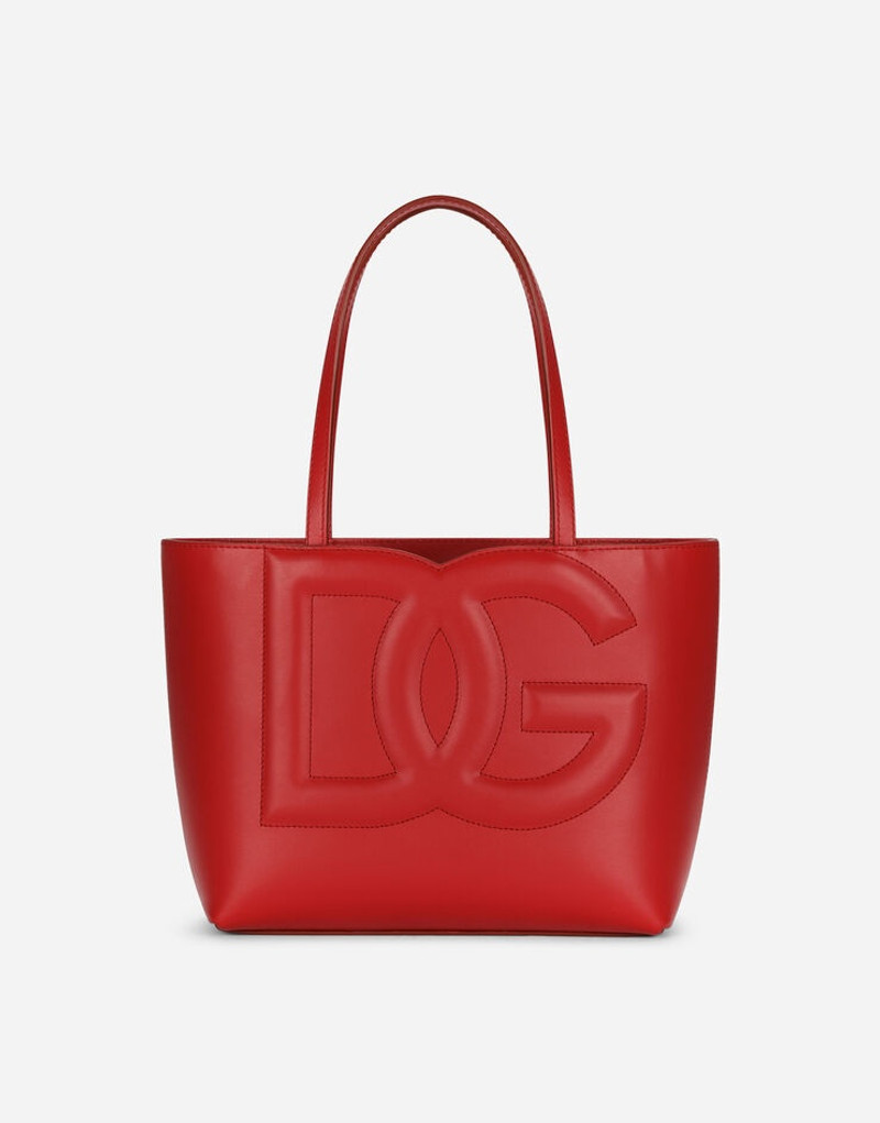 Small calfskin DG logo shopper 1
