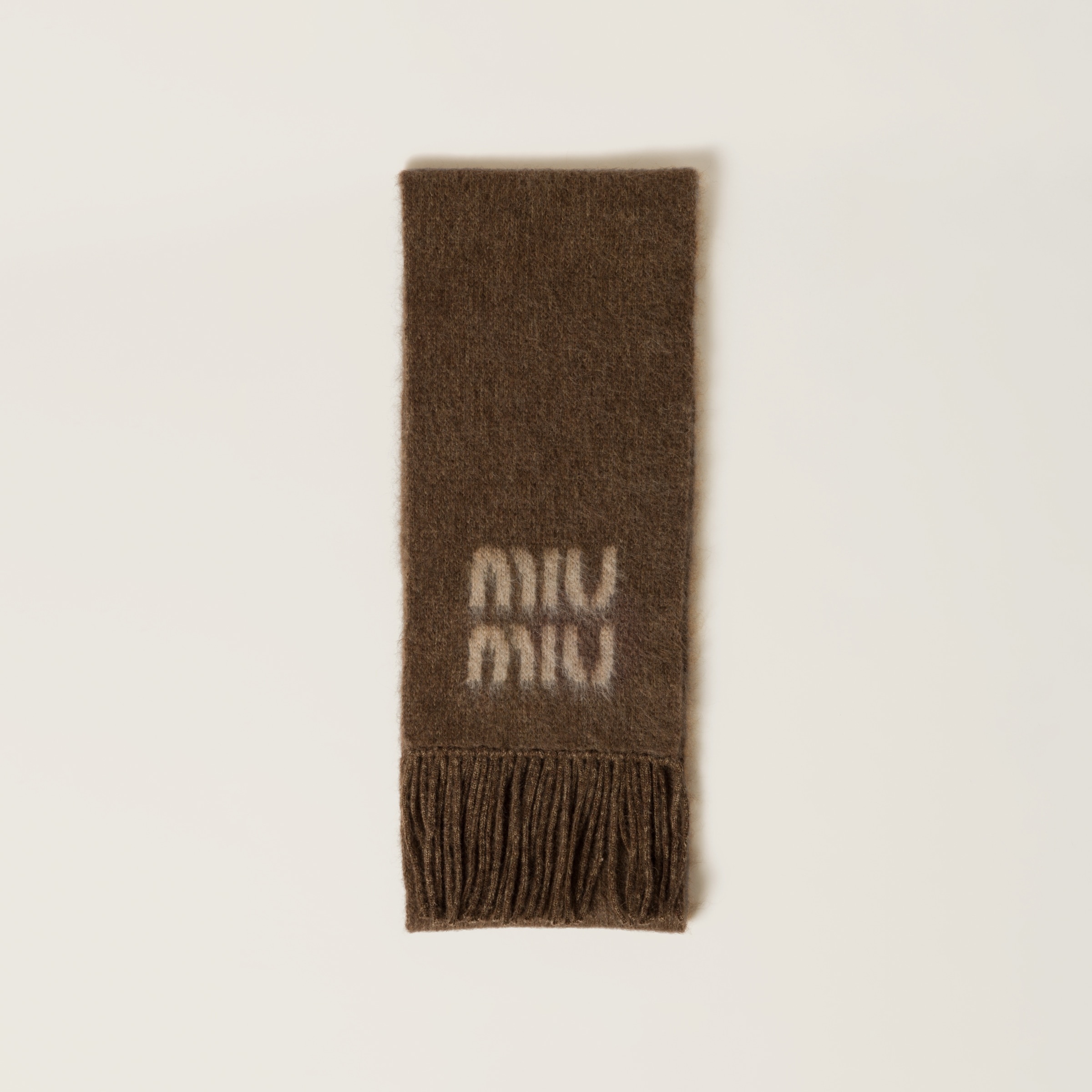 Wool and mohair scarf - 1
