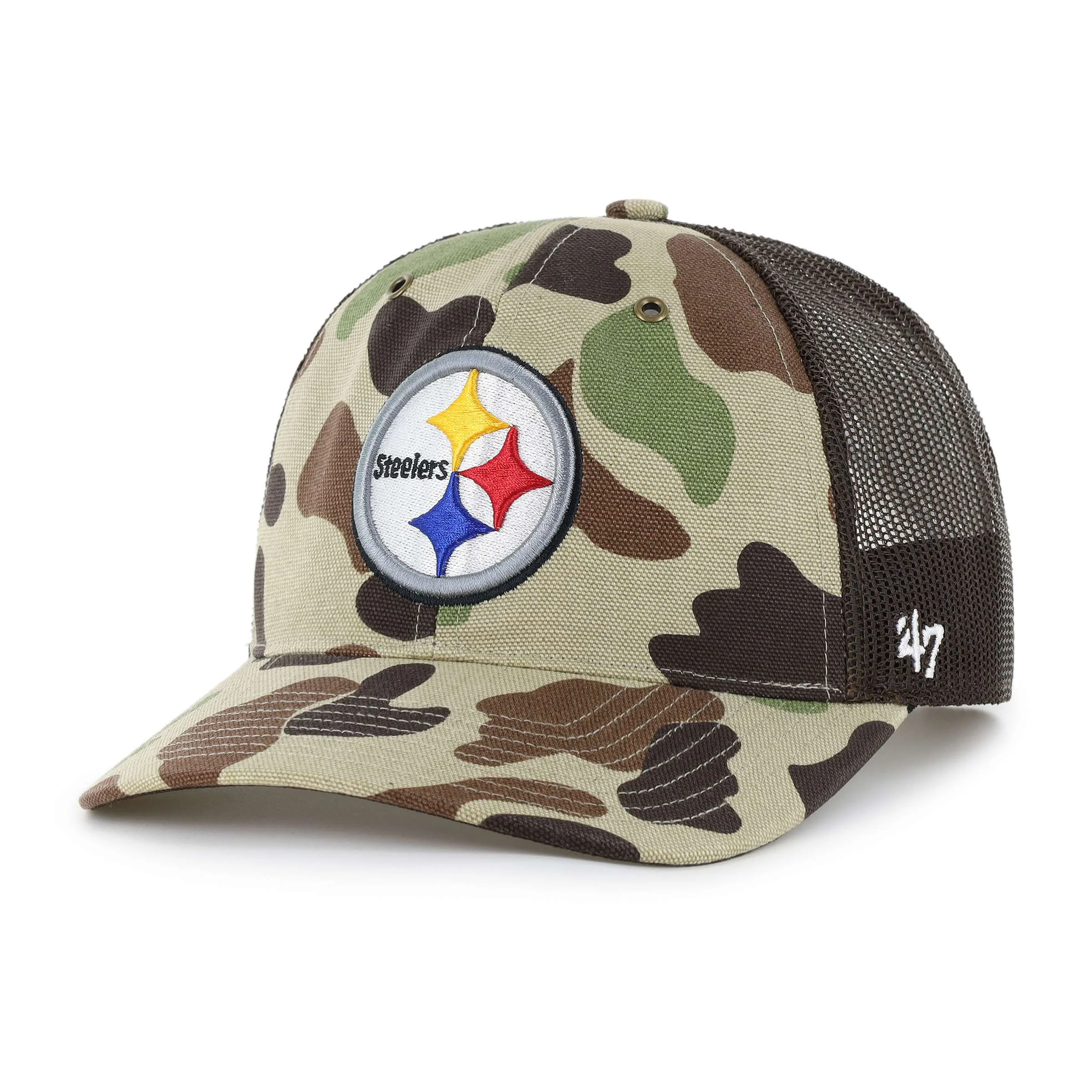 Pittsburgh Steelers '47 Camo Trucker Relaxed Fit - 1