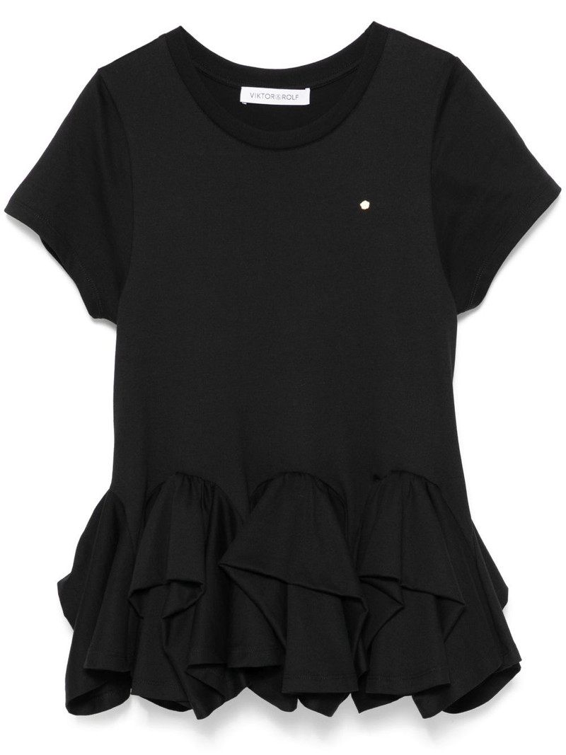 peplum-hem T-shirt 1