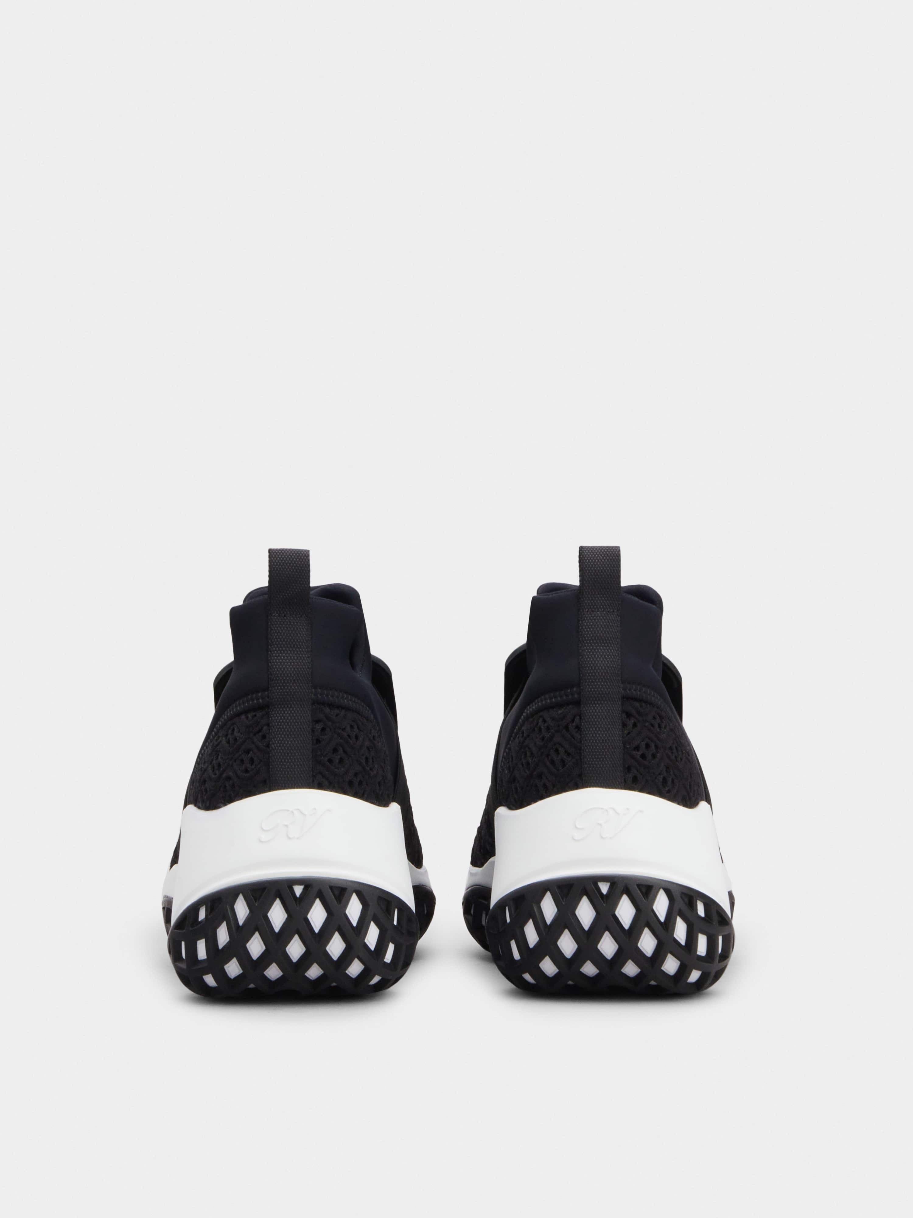 Roger Vivier Viv' Run Covered Buckle Sneakers in Technical