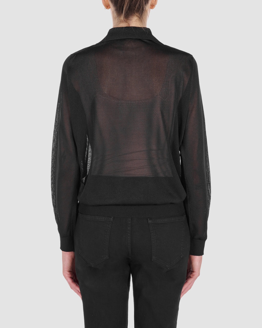 BUTTERFLY POLO SWEATER - 5