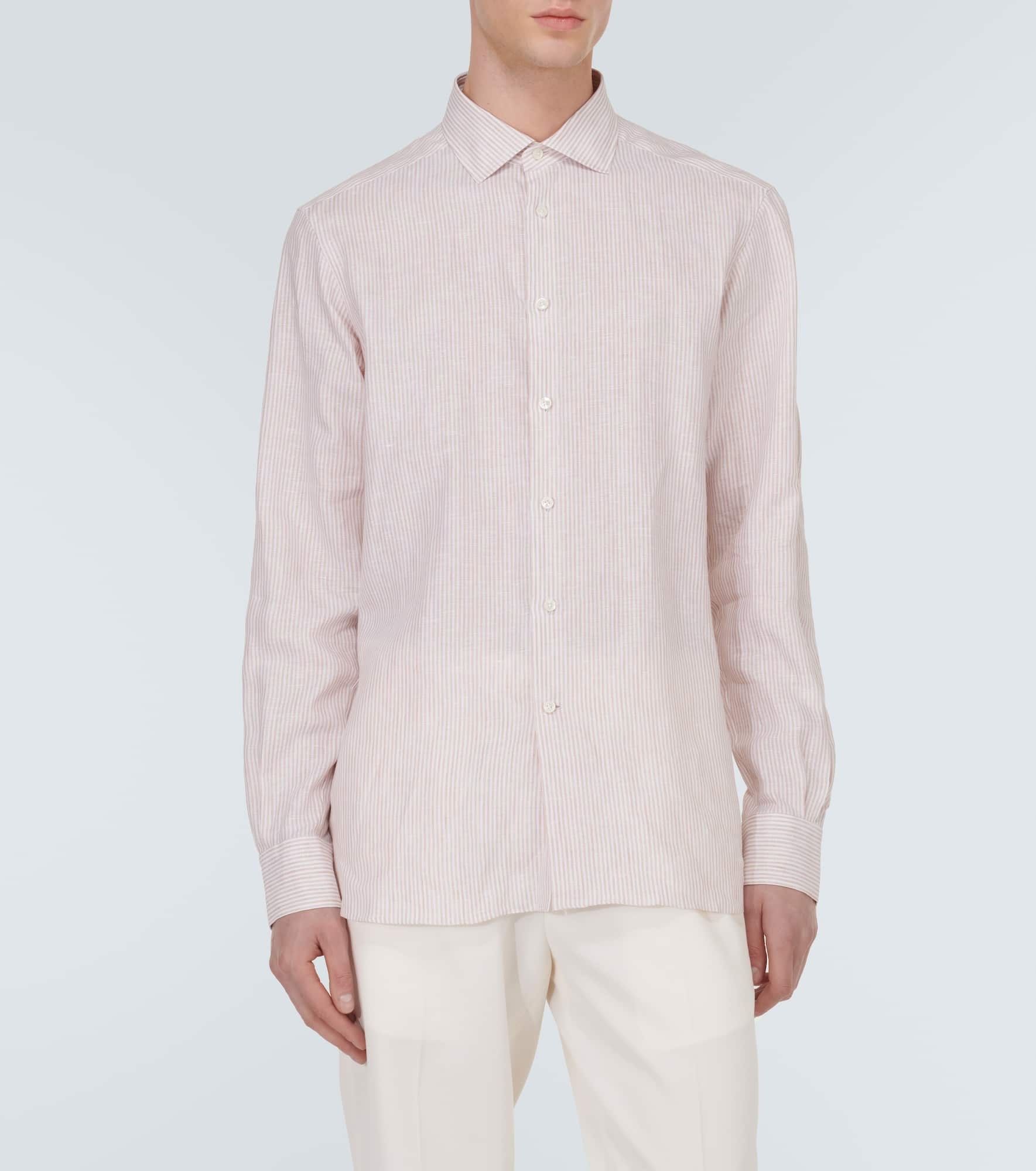 Striped Oasi Lino shirt - 3