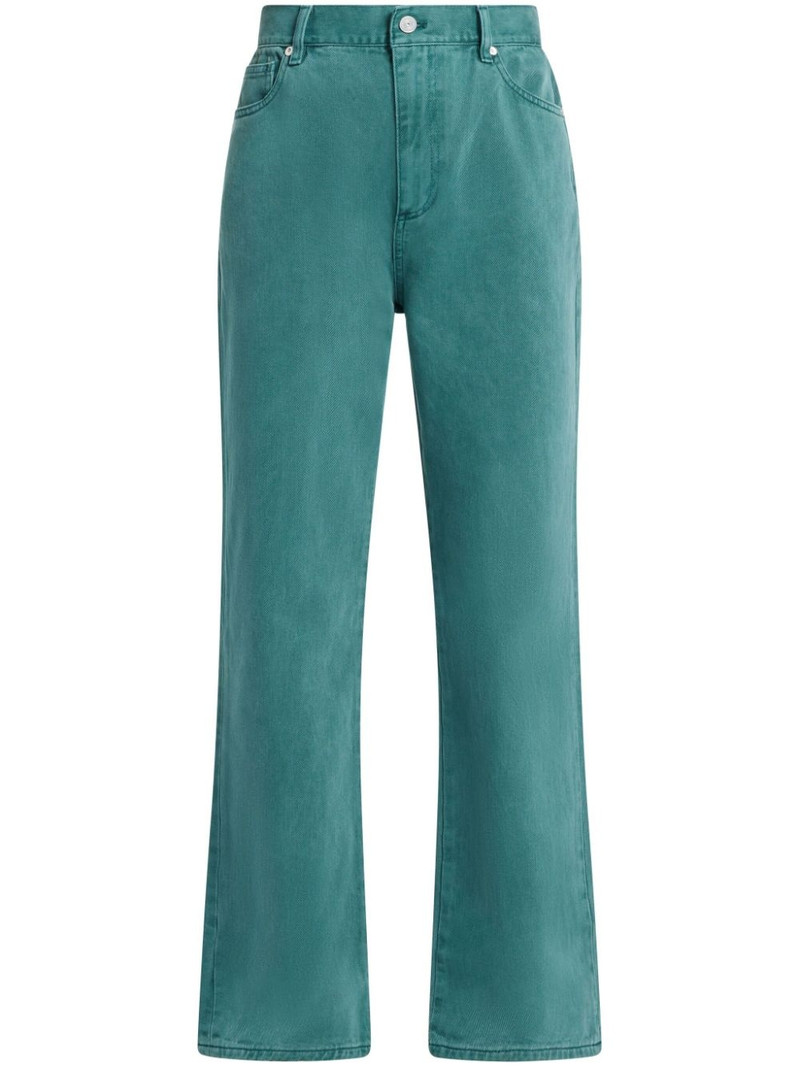 straight-leg cotton jeans 1
