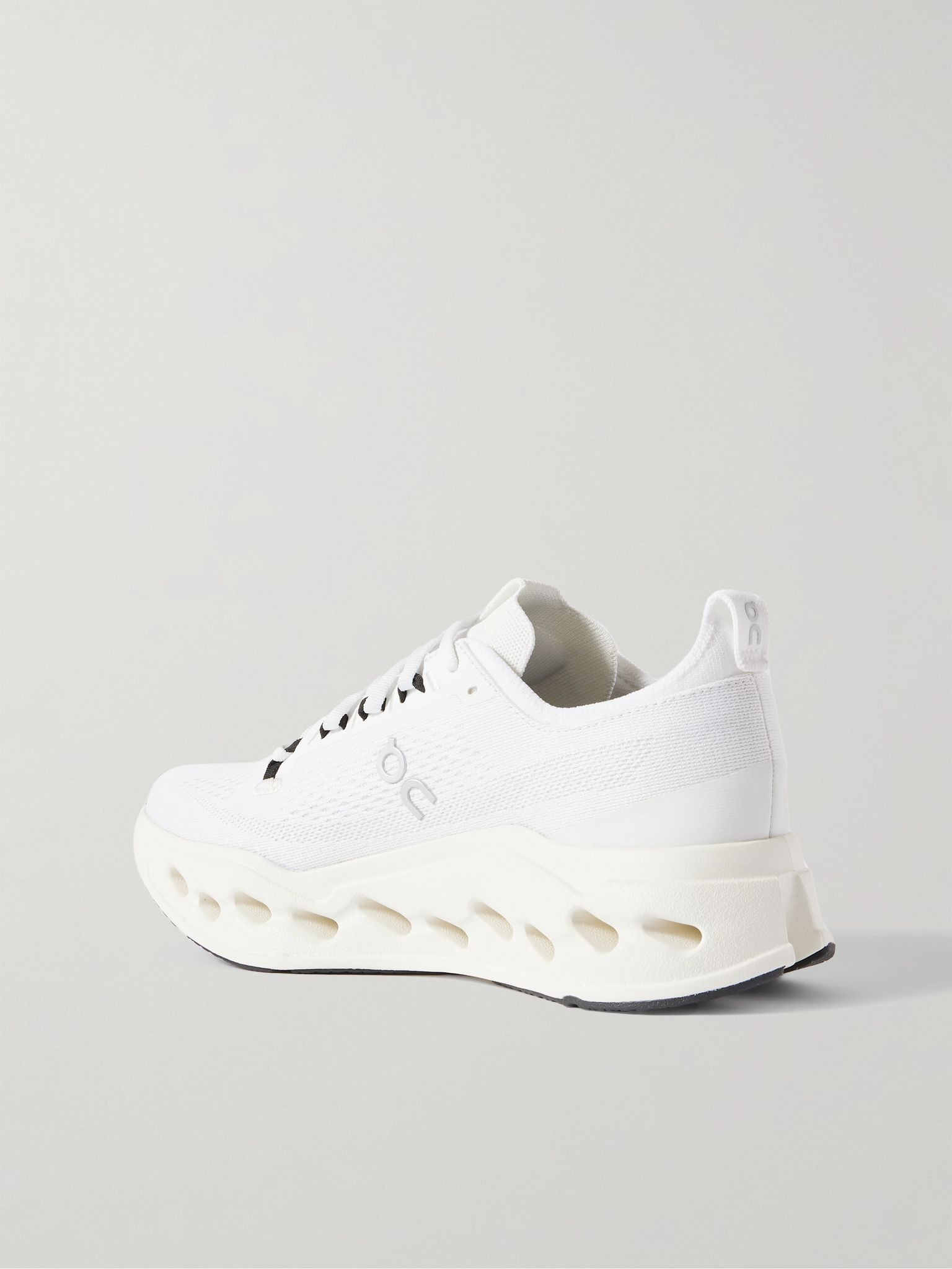 Cloudsurfer Max Rubber-Trimmed Mesh Sneakers White - 4