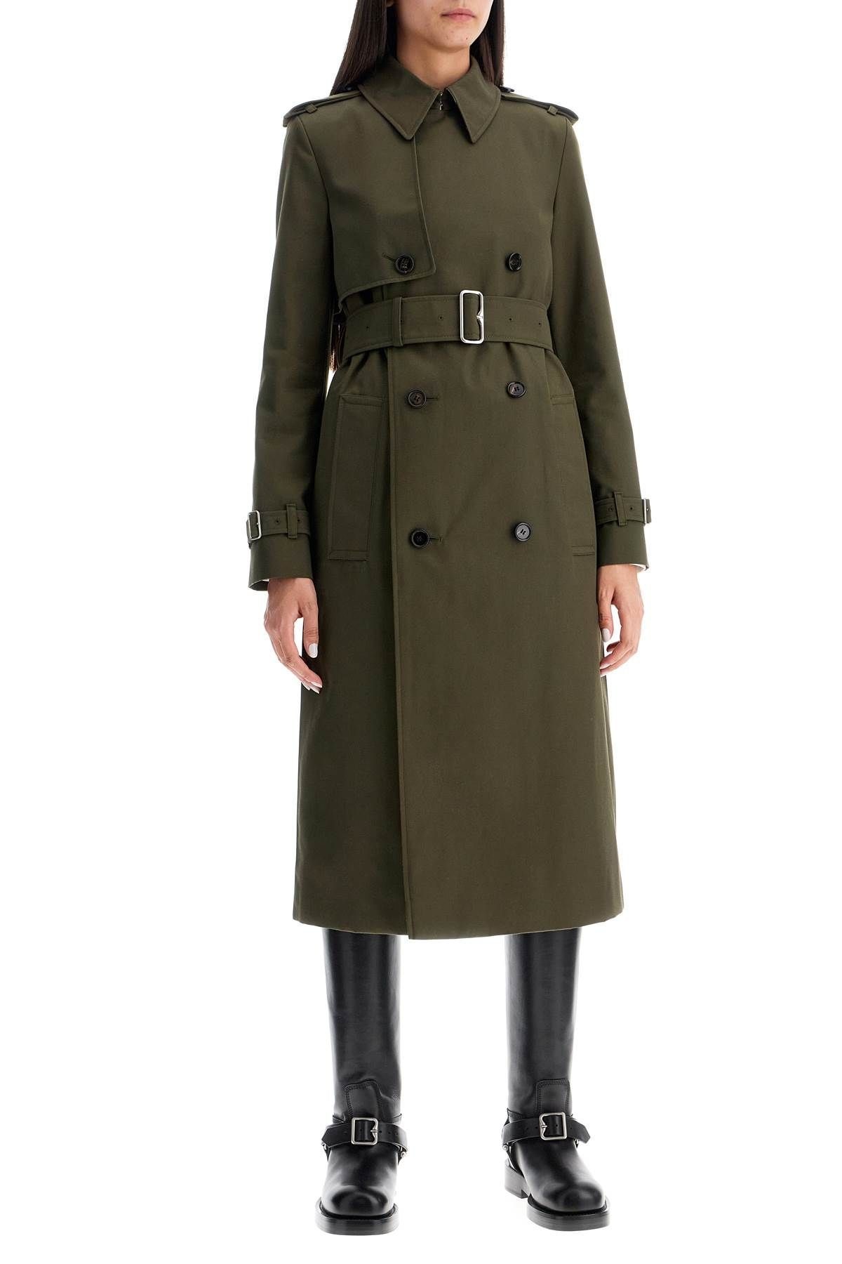 DOUBLE-BREASTED TRENCH COAT WITH - 3