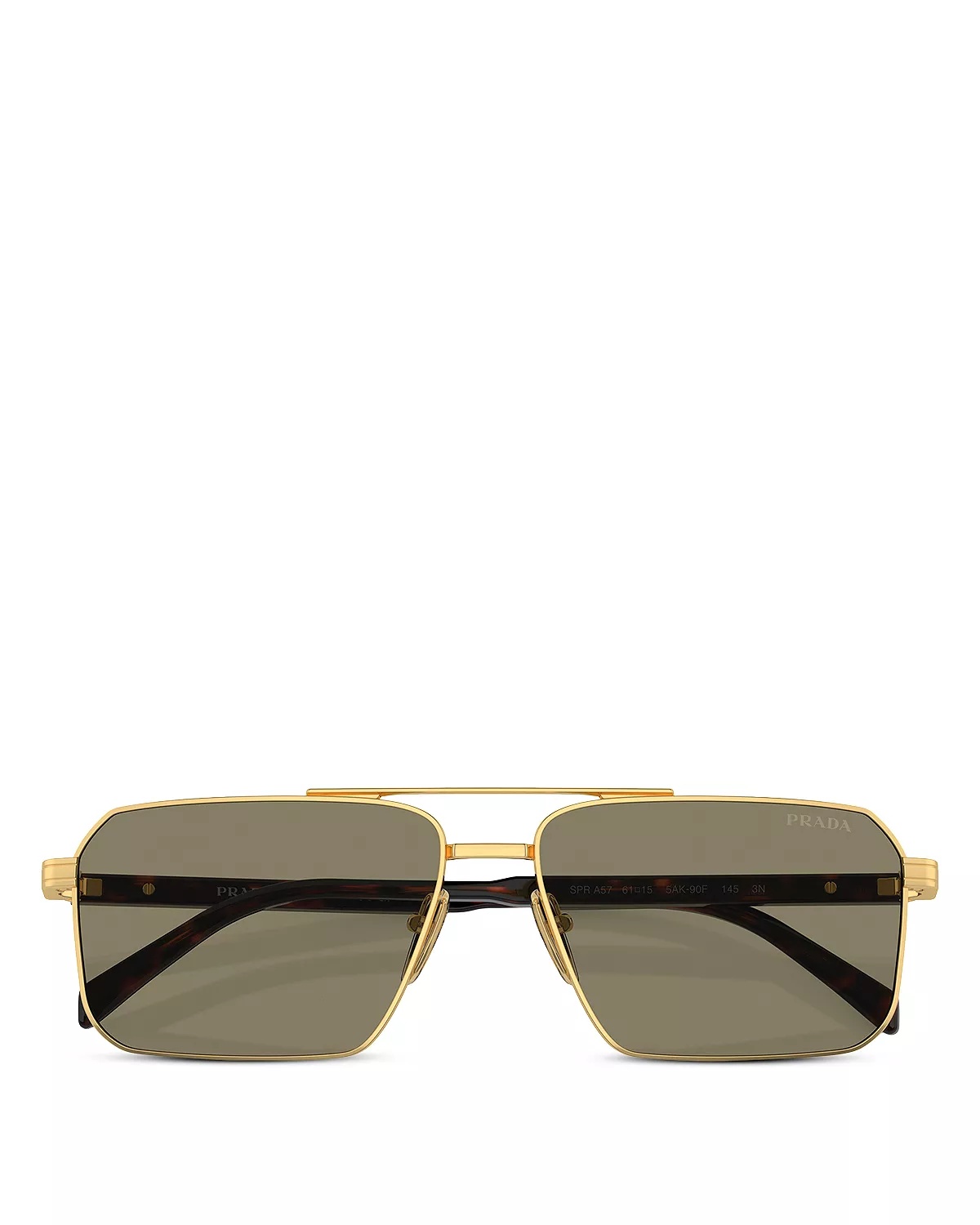 Iconic Plaque Rectangular Sunglasses, 61mm - 3