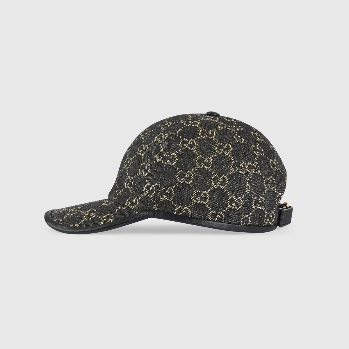 GG denim baseball hat - 2