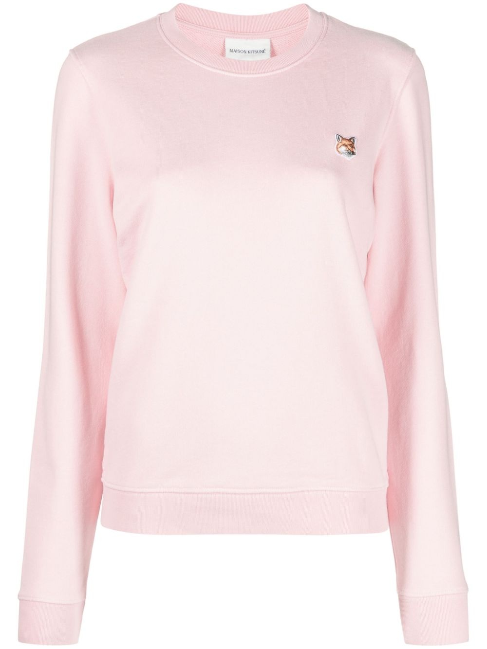 logo-appliqué cotton sweatshirt - 1