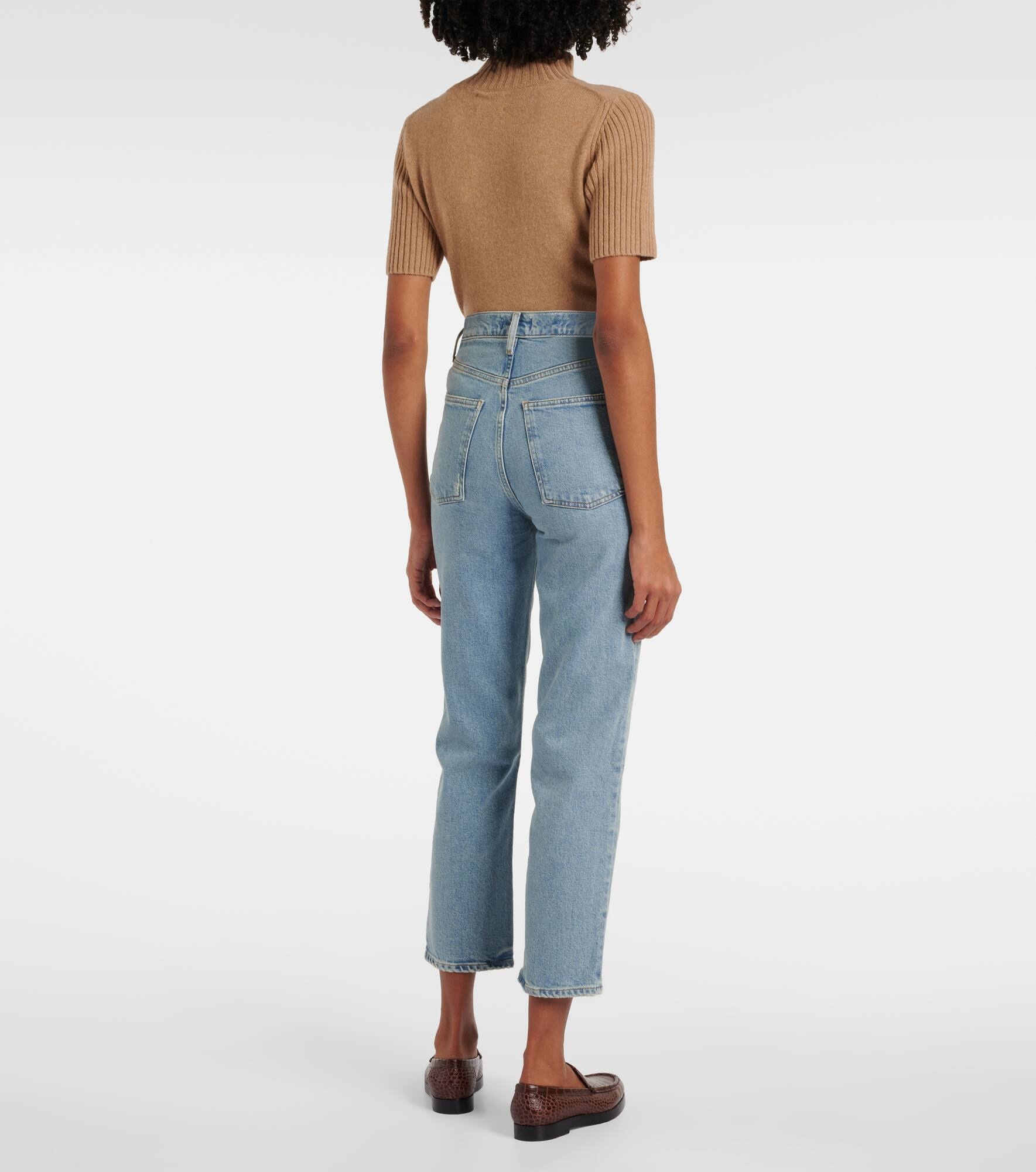 90s Pinch Waist high-rise straight jeans - 3