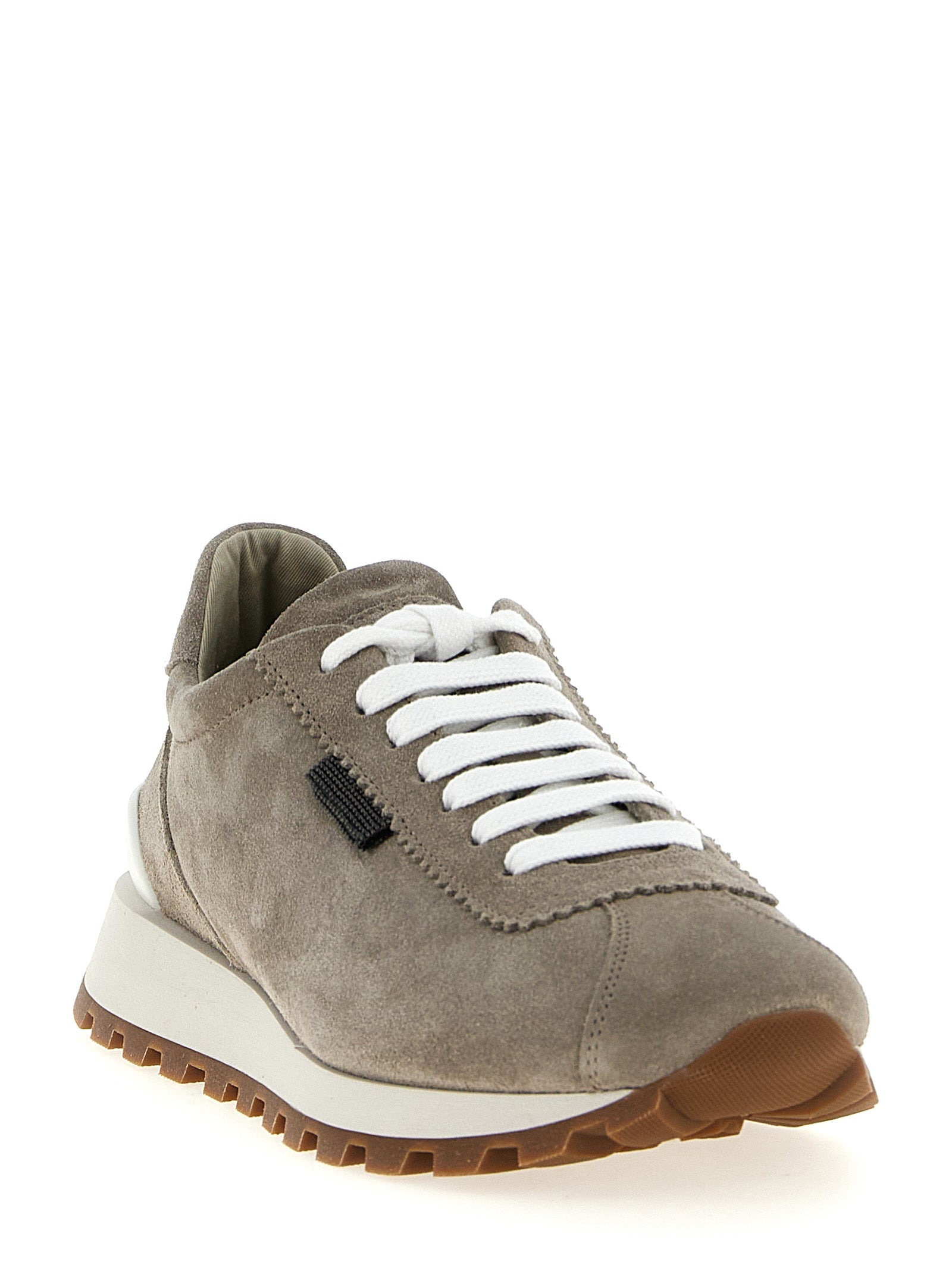Brunello Cucinelli Women Shiny Tab Sneakers - 2