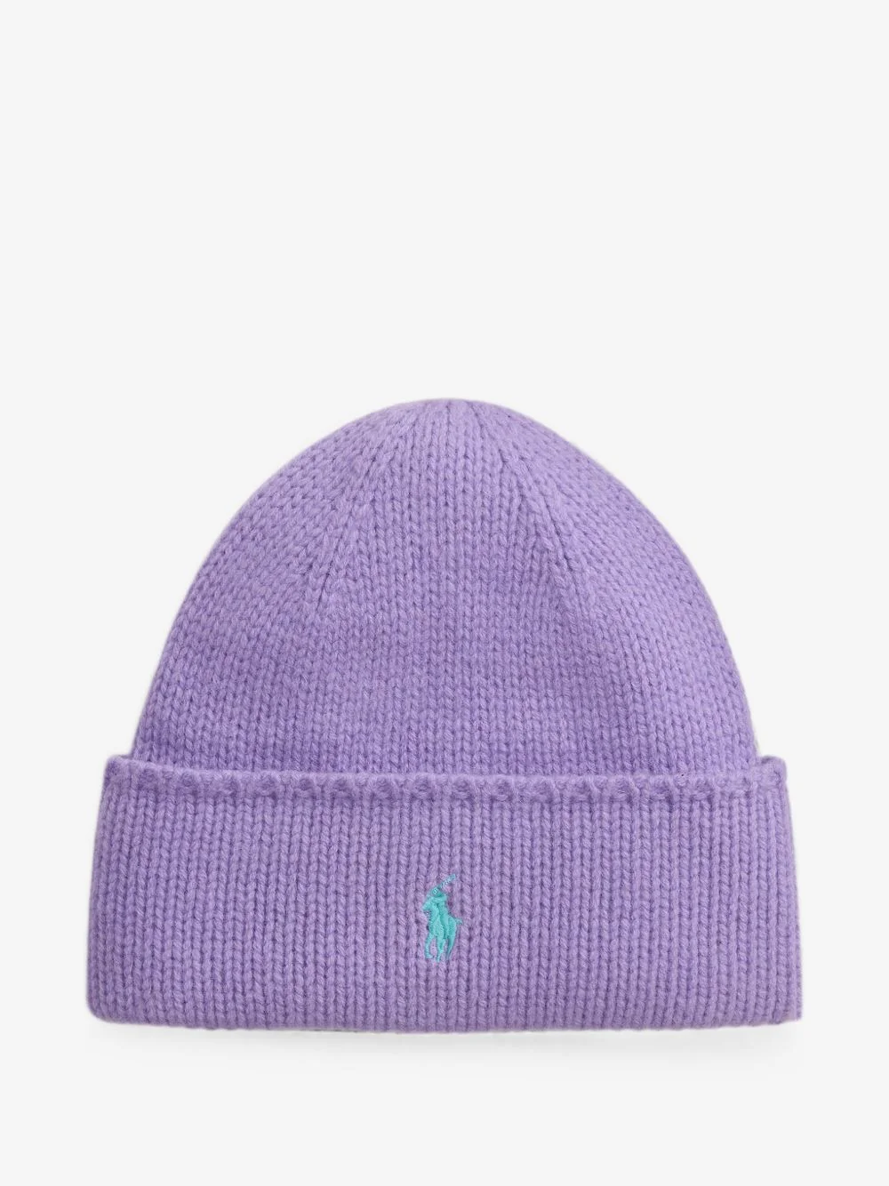 embroidered-Pony wool beanie hat - 1