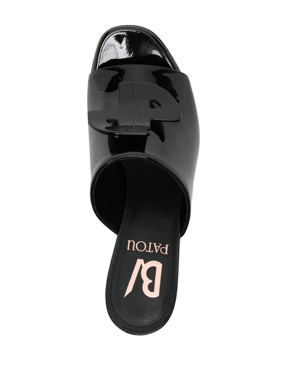 x Bettina Vermillon Anitta 110mm mules - 4