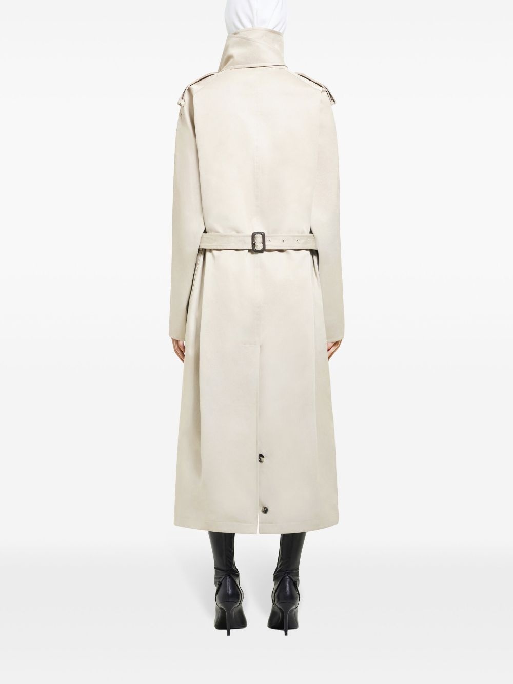 oblique trench coat - 3