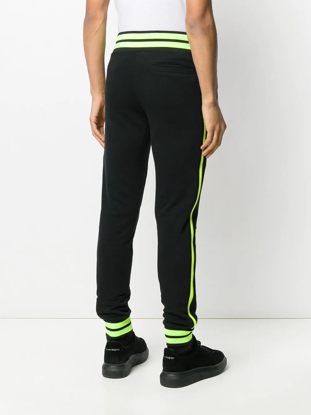 side stripe joggings trousers - 4