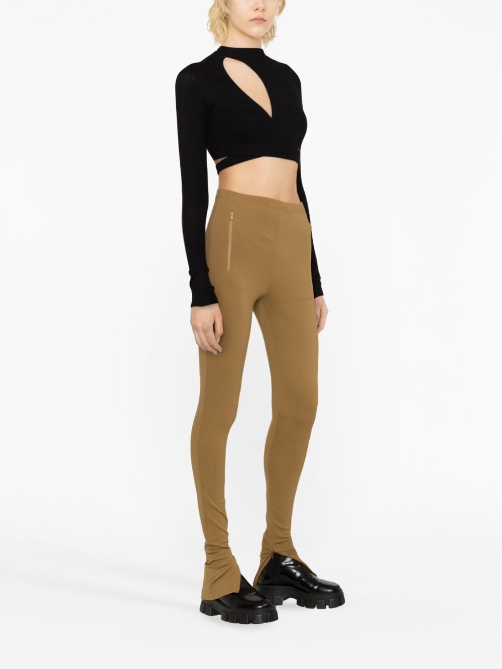 Side zip leggings - 3