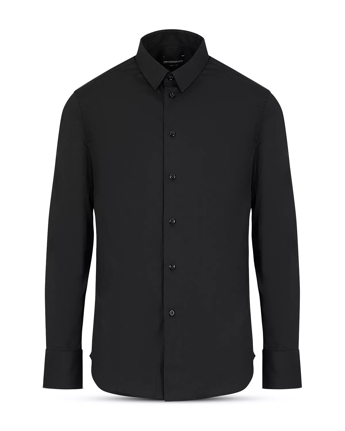 Slim Fit Long Sleeve Stretch Button Front Shirt - 4