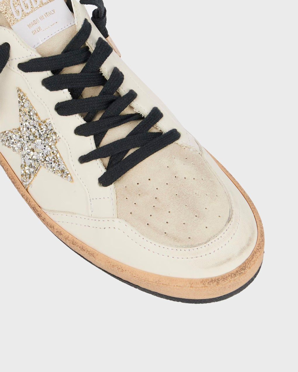 Sneakers Ball Star leather Vit/grå - 2