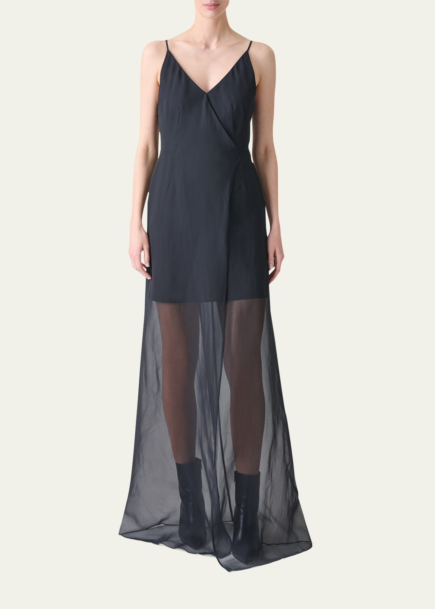 Silk Panama Overlayer Gown - 2