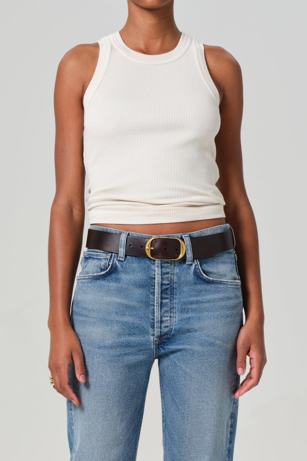 Isabel Rib Tank - Dune - 4