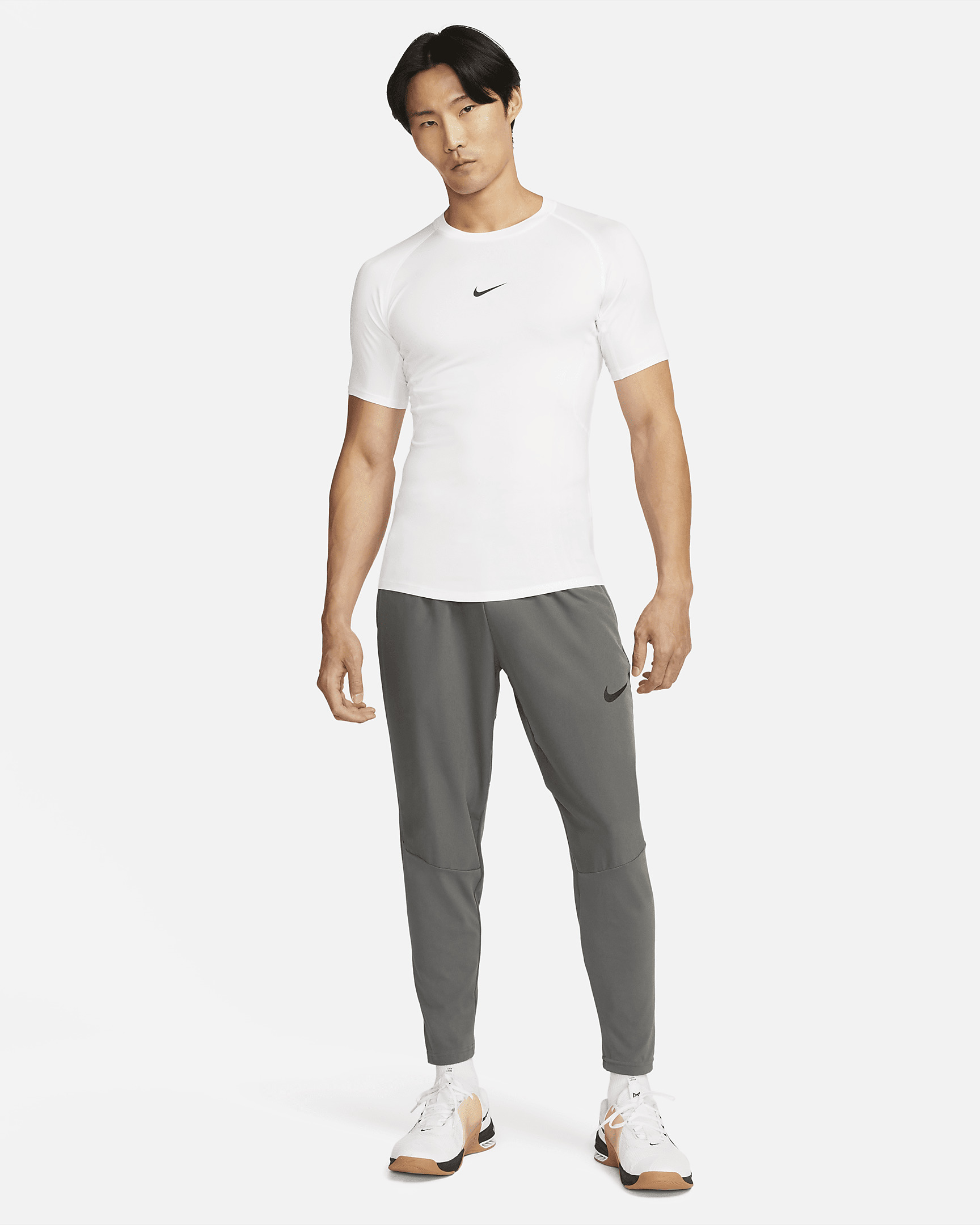 Nike Pro Men's Dri-FIT Tight Short-Sleeve Fitness Top - 5