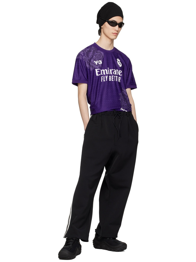 Y-3 Purple Real Madrid Edition 23/24 Fourth Authentic T-Shirt outlook