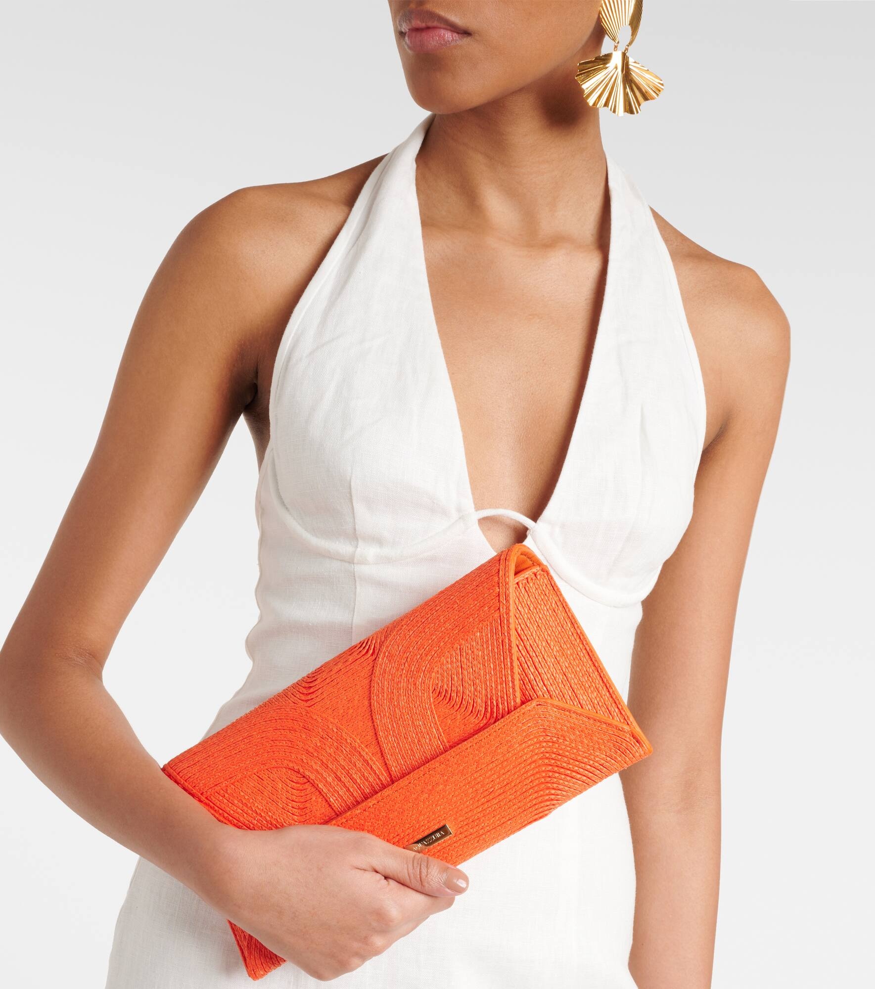 Vacanza raffia clutch - 2