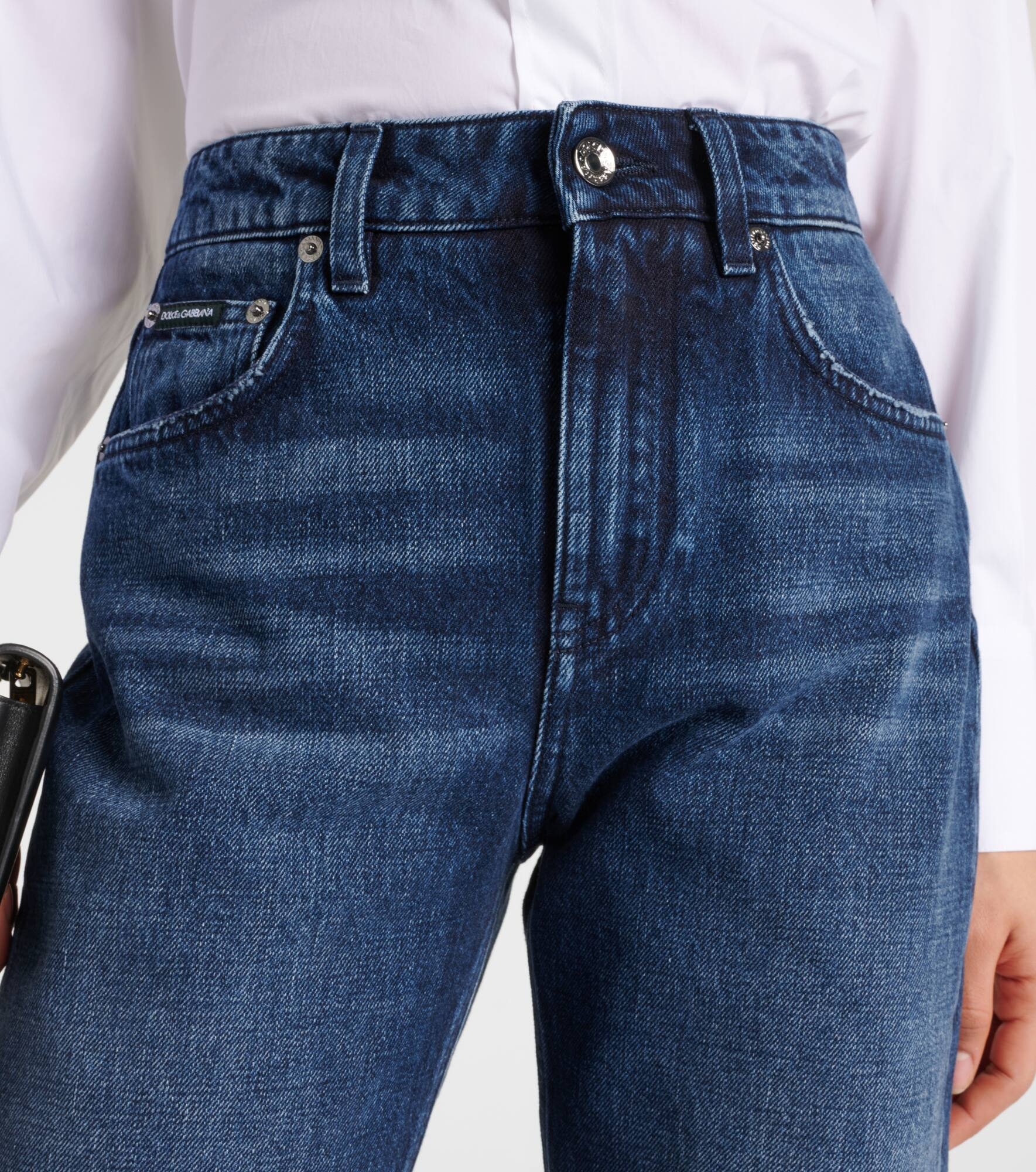 High-rise straight jeans - 4