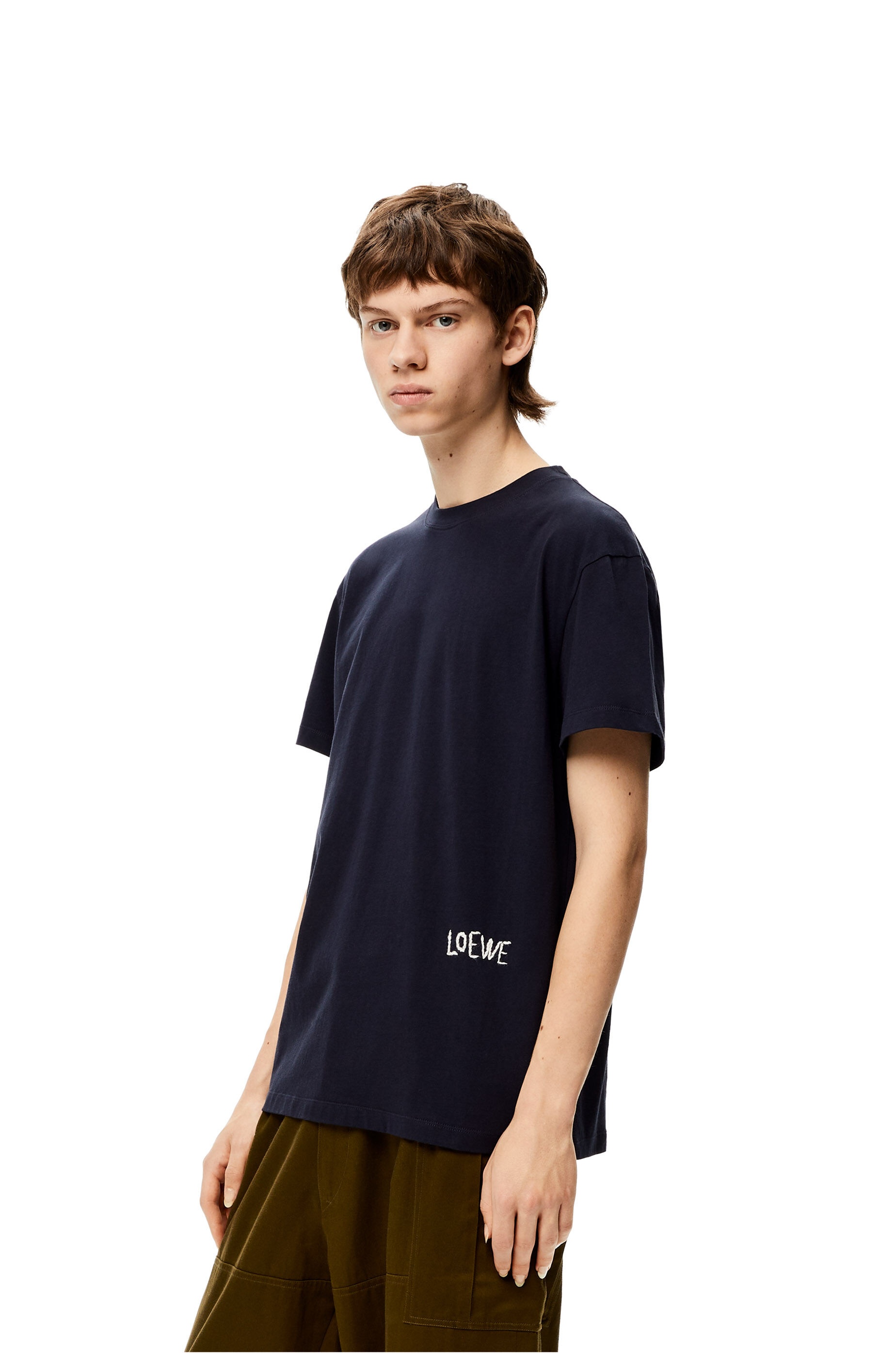 LOEWE embroidered T-shirt in cotton - 3