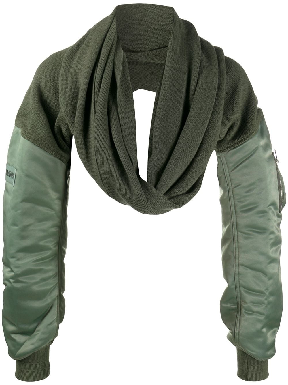 Mix long-sleeve scarf - 1