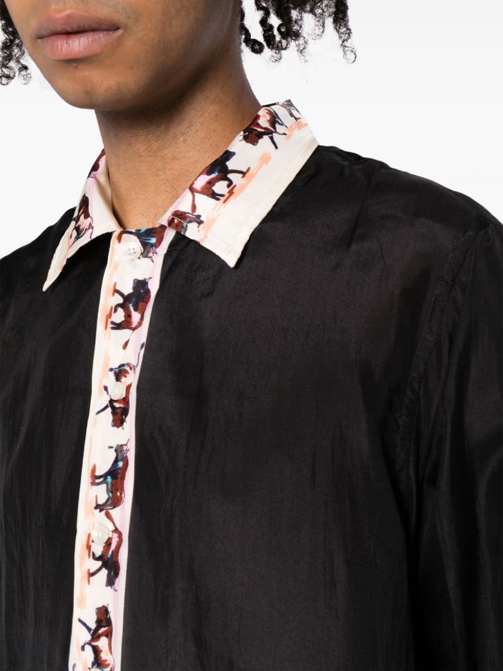 Taureau silk shirt - 5