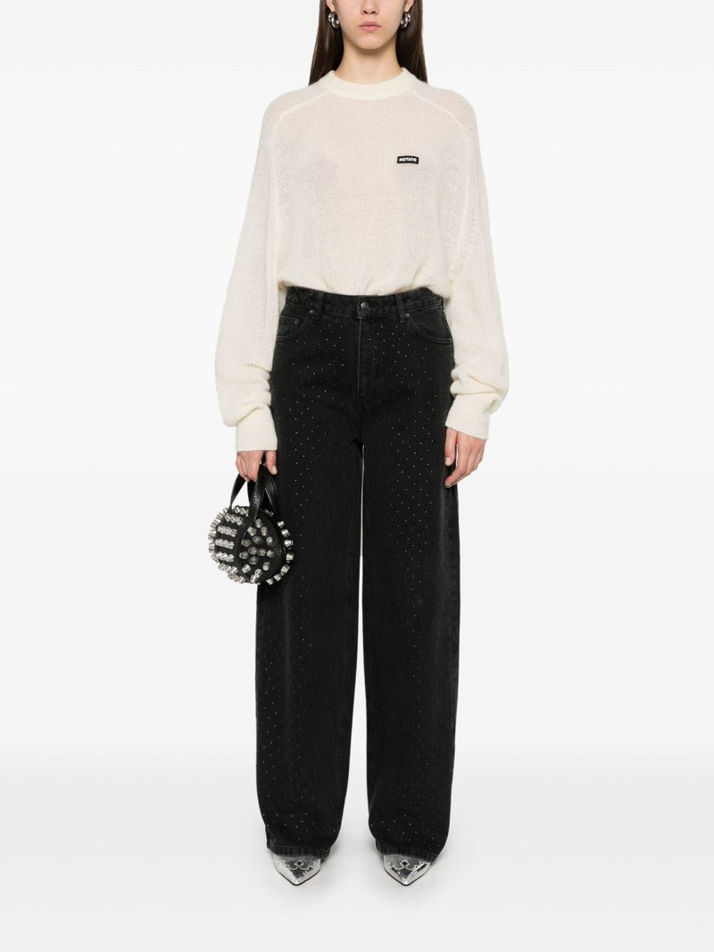 ROTATE logo-patch sweater outlook