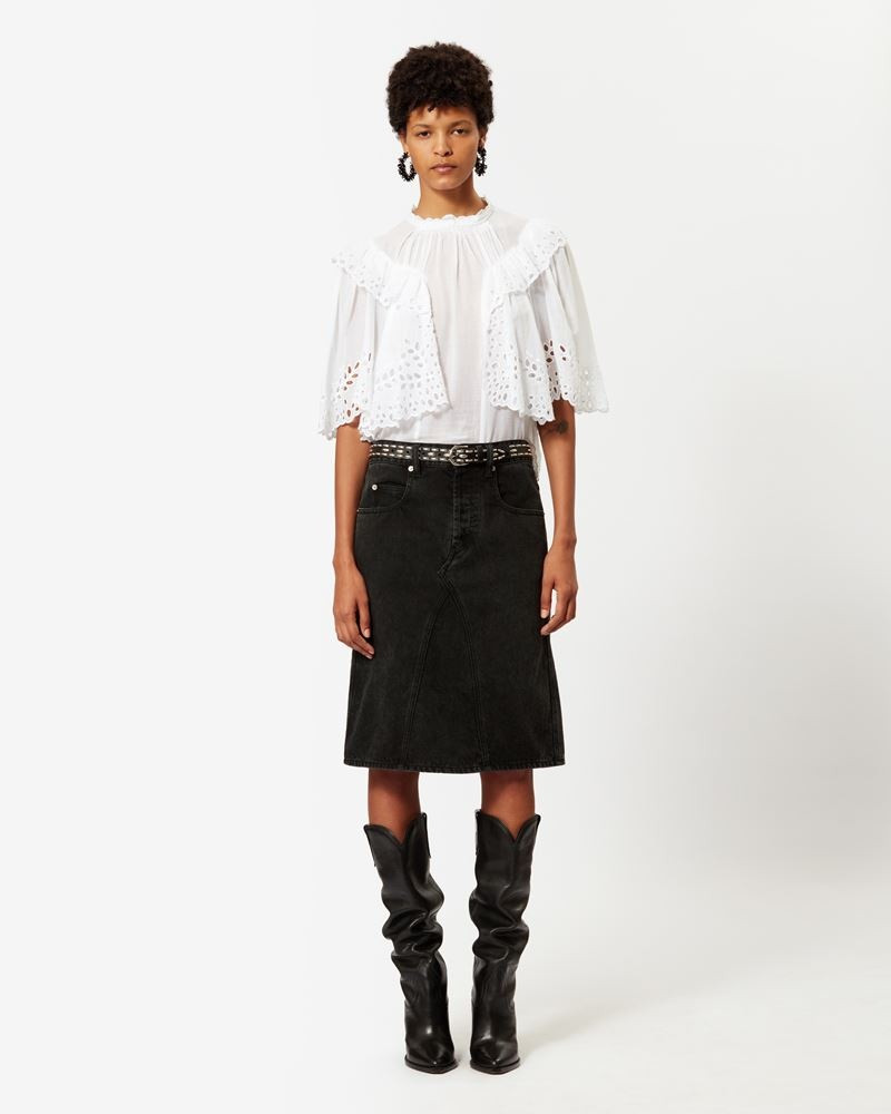 Isabel Marant Étoile FIALI DENIM SKIRT outlook