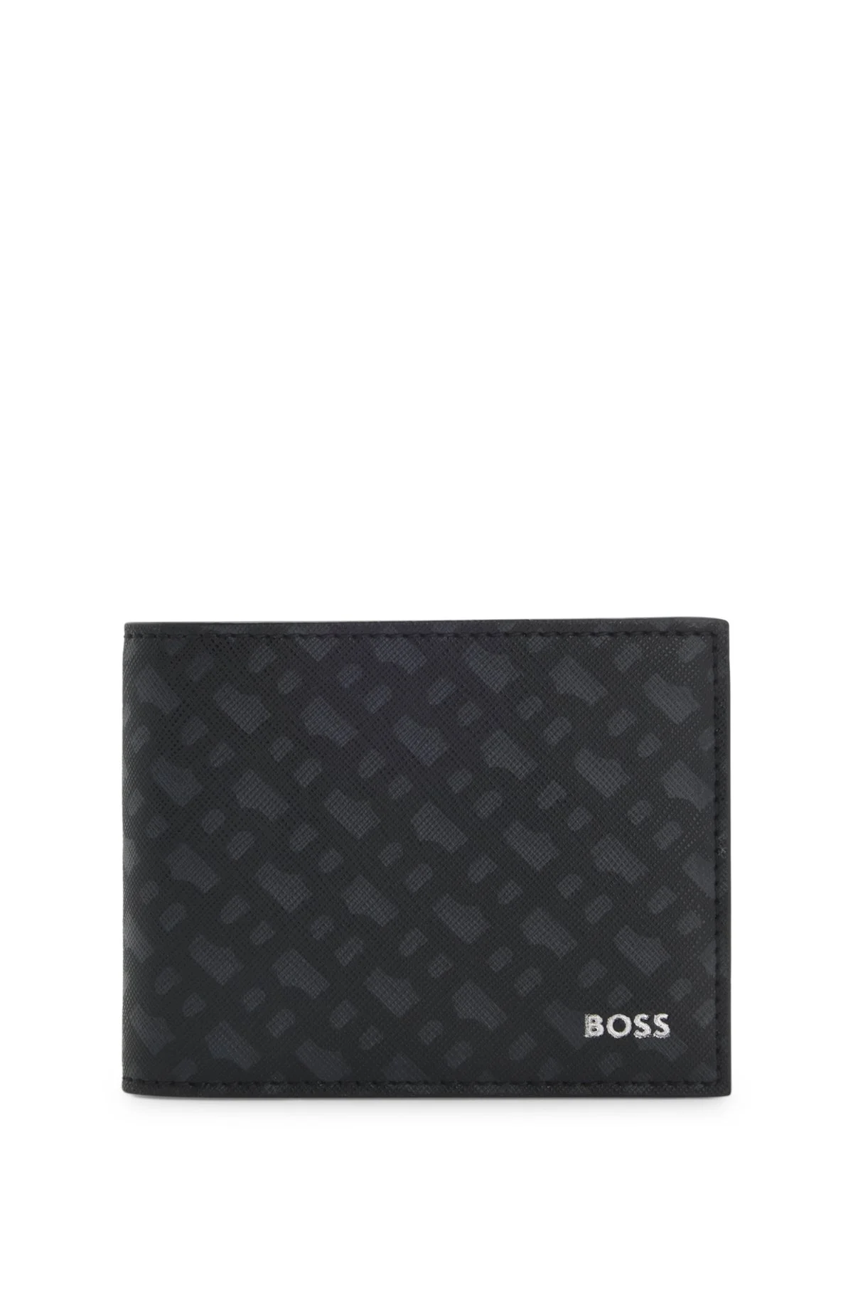 MONOGRAM WALLET WITH FOIL-EMBOSSED LOGO - 1