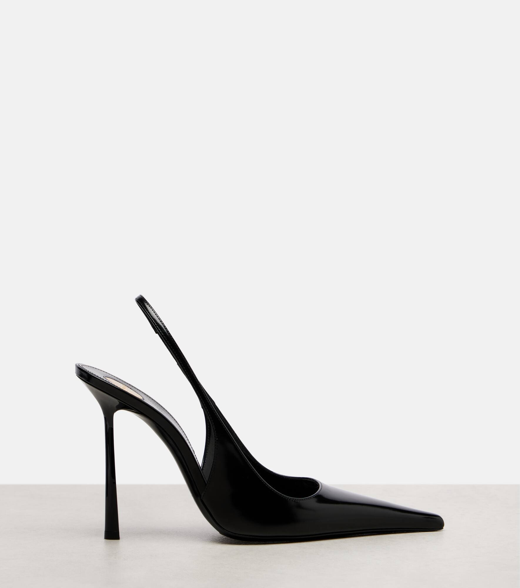 Vendome 110 leather slingback pumps - 4