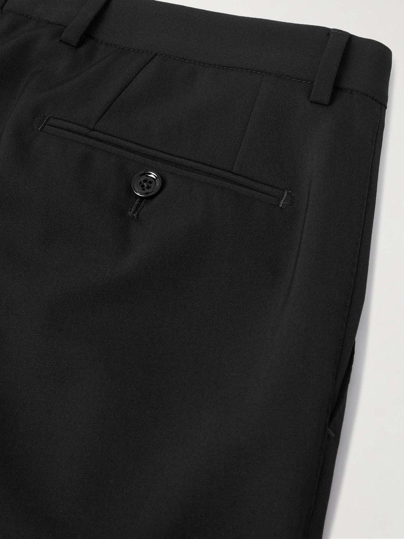 Straight-Leg Stretch-Wool 능직물 바지 5